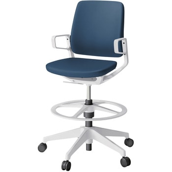 レヴィチェア ハイポジションタイプ 樹脂肘 樹脂脚 抗菌布地(PV)<配送時組立サービス付> イトーキ