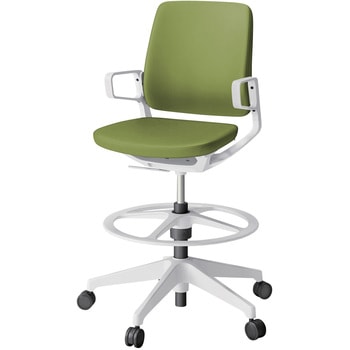 レヴィチェア ハイポジションタイプ 樹脂肘 樹脂脚 抗菌布地(PV)<配送時組立サービス付> イトーキ