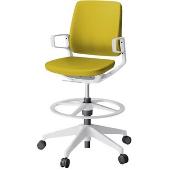 レヴィチェア ハイポジションタイプ 樹脂肘 樹脂脚 抗菌布地(PV)<配送時組立サービス付> イトーキ