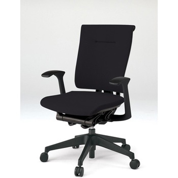 セレーオ チェア クロスバック 固定肘 樹脂脚<配送時組立サービス付> - イトーキ