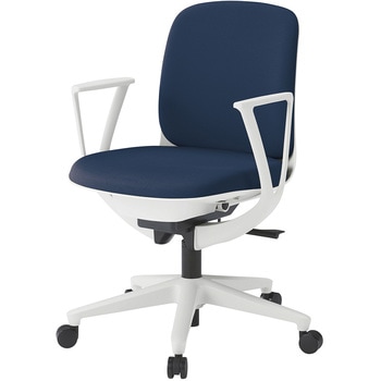 トルテUチェア ローバック 固定肘 布地PV ナイロンキャスター<配送時組立サービス付> - イトーキ