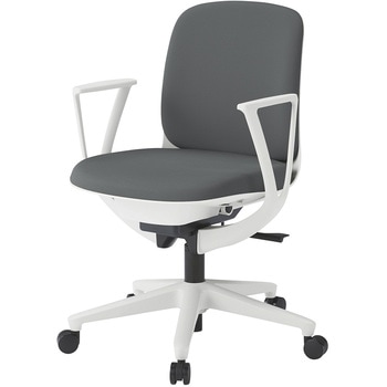 トルテUチェア ローバック 固定肘 布地PV ナイロンキャスター<配送時組立サービス付> - イトーキ