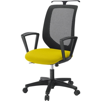 コルトチェア 肘付 ハンガー付 ベースカラー ブラック ナイロンキャスター<配送時組立サービス付> イトーキ