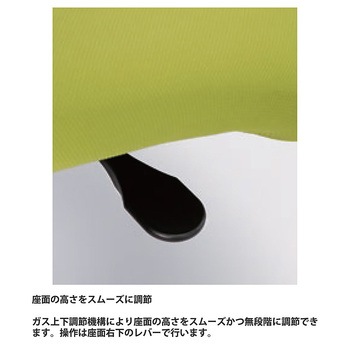 コルトチェア 肘なし ベースカラー ホワイト ナイロンキャスター<配送時組立サービス付> イトーキ