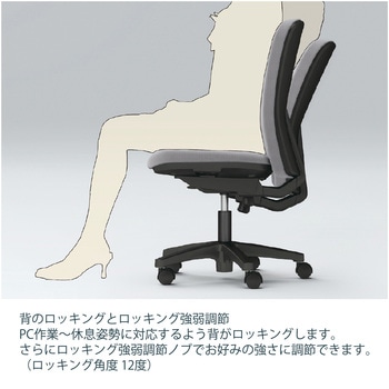 リエットRチェア ハイバック ナイロンキャスター<配送時組立サービス付> イトーキ