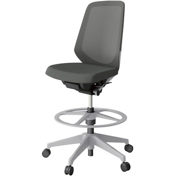 ノートチェア ハイポジションタイプ ハイバック 肘なし ランバーサポートなし メッシュJV 樹脂脚<配送時組立サービス付> イトーキ