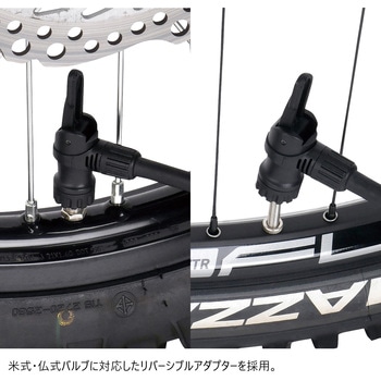 フロアポンプF505 SLV 1100kPa/160psi D9986 DRC(ダートフリーク)