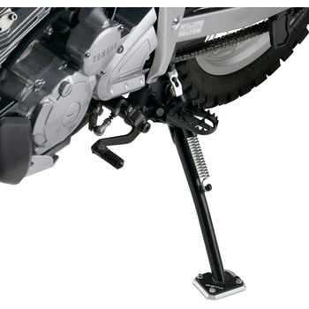 サイドスタンドエクステンダー ブラック/SLV F4193 ZETA