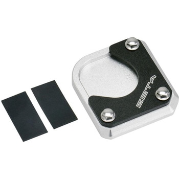 サイドスタンドエクステンダー ブラック/SLV F4193 ZETA