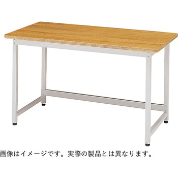 ワークベンチWB型 立ち作業台 300kg仕様 メラミン W1500×D600<配送時組立サービス付> イトーキ