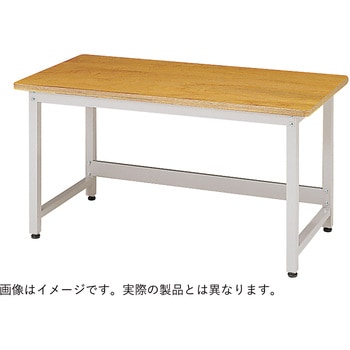 ワークベンチWB型 標準作業台 600kg仕様メラミン 引出し付 W1500×D750<配送時組立サービス付> イトーキ