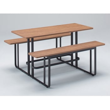 フロウラウンジ テーブル&ベンチ ハイタイプ・両面 幕板なし W1800<配送時組立サービス付> イトーキ