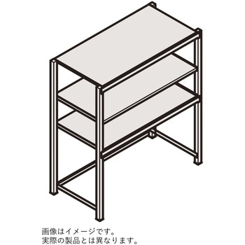 中量ボルトレスRH型 下段オープン・300kg仕様 天地3段 連増 W900×D600×H2100<配送時組立サービス付> イトーキ
