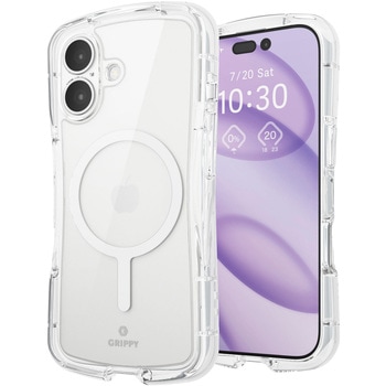 iPhone 17 ケース ハイブリッド 衝撃吸収 MAGKEEP 磁力装着ワイヤレス充電対応 黄変防止 Grippy 極限保護 エレコム