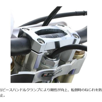 ハンドルバークランプ Y SX ブルー F4536 ZETA