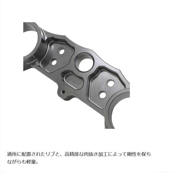 ハンドルバークランプ Y SX ブルー F4536 ZETA