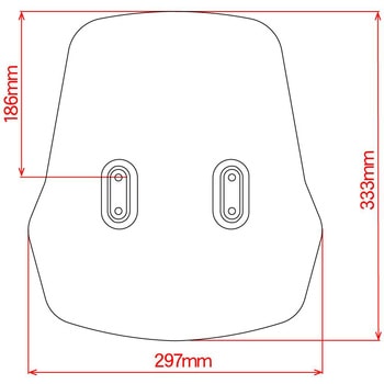 Exp.ウインドシールド STD タイプ F6184 - ZETA