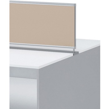 インターリンクR 机上フロントパネル両面タイプ用 H430 W1500用 布地FR<配送時組立サービス付> イトーキ