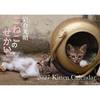 【S17】 こねこのせかい 2027 Kitten Calendar 永岡書店