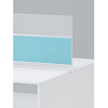 インターリンクR 机上フロントパネル両面タイプ用 H530 W1500用 コンビ・布地FR<配送時組立サービス付> イトーキ