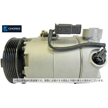 コンプレッサーCWORKS【新品】/電磁クラッチレス BMW 109-6S 豊田通商