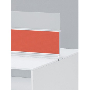 インターリンクR 机上フロントパネル両面タイプ用 H530 W2400用 コンビ・布地C<配送時組立サービス付> - イトーキ