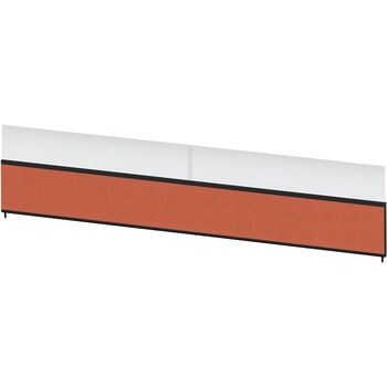 インターリンクR 机上フロントパネル片面タイプ用 H530 W2400用 コンビ・布地C<配送時組立サービス付> イトーキ