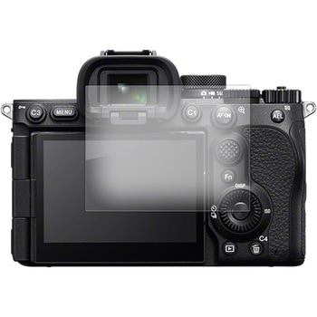 液晶保護フィルム SONY α7V 対応 ARクリスタルプロ ARコート 低反射 光沢 指紋防止 互換品 メディアカバーマーケット