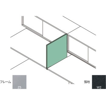 インターリンクR サイドパネル フロントキャビネットロータイプ用 D800 布地FR<配送時組立サービス付> イトーキ
