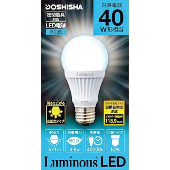 LED電球 E26 広配光 Luminous(ルミナス)
