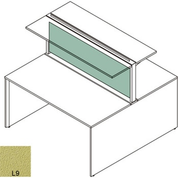 インターリンクR シェルフ両面タイプ用フロントパネル W1500用 布地FR<配送時組立サービス付> イトーキ