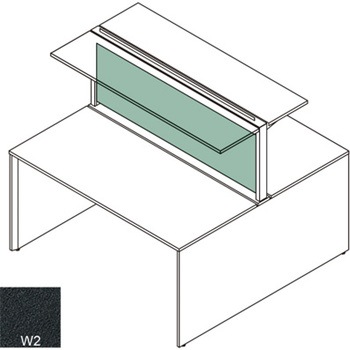 インターリンクR シェルフ両面タイプ用フロントパネル W1500用 布地FR<配送時組立サービス付> イトーキ