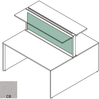 インターリンクR シェルフ両面タイプ用フロントパネル W2400用 布地FR<配送時組立サービス付> - イトーキ