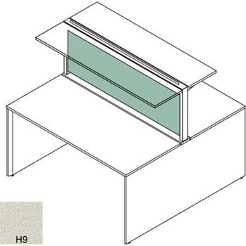 インターリンクR シェルフ両面タイプ用フロントパネル W2400用 布地FR<配送時組立サービス付> - イトーキ