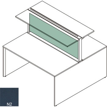 インターリンクR シェルフ両面タイプ用フロントパネル W1500用 布地C<配送時組立サービス付> イトーキ