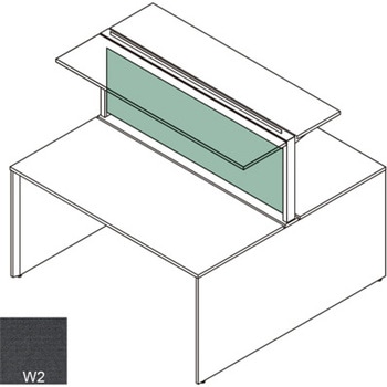 インターリンクR シェルフ両面タイプ用フロントパネル W2800用 布地C<配送時組立サービス付> - イトーキ