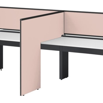 インターリンクR L型サイドパネル 中間用 H1150 D600用 布地FR<配送時組立サービス付> イトーキ