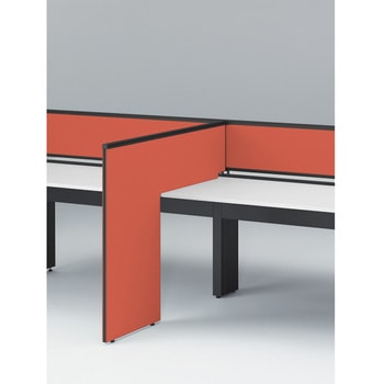 インターリンクR L型サイドパネル 中間用 H1050 D700用 布地C<配送時組立サービス付> - イトーキ