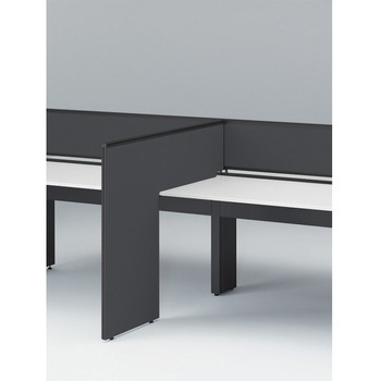 インターリンクR L型サイドパネル 中間用 H1050 D700用 布地C<配送時組立サービス付> - イトーキ