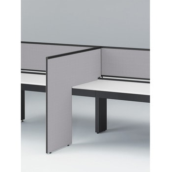 インターリンクR L型サイドパネル 中間用 H1150 D600用 不織布FY<配送時組立サービス付> イトーキ