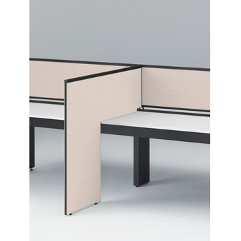 インターリンクR L型サイドパネル 中間用 H1150 D600用 不織布FY<配送時組立サービス付> イトーキ