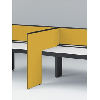 インターリンクR L型サイドパネル 中間用 H1150 D600用 不織布FY<配送時組立サービス付> イトーキ