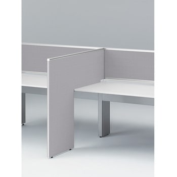 インターリンクR L型サイドパネル 中間用 H1150 D600用 不織布FY<配送時組立サービス付> イトーキ