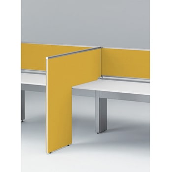 インターリンクR L型サイドパネル 中間用 H1150 D600用 不織布FY<配送時組立サービス付> イトーキ