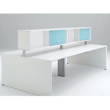 インターリンクR フロントキャビネット オープンタイプ(両面タイプ用) ロータイプ W1400 布地FR<配送時組立サービス付> イトーキ