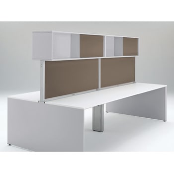 インターリンクR フロントキャビネット オープンタイプ(両面タイプ用) ハイタイプ W1500 布地FR<配送時組立サービス付> イトーキ