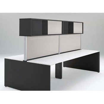 インターリンクR フロントキャビネット オープンタイプ(両面タイプ用) ハイタイプ W2400 布地FR<配送時組立サービス付> イトーキ