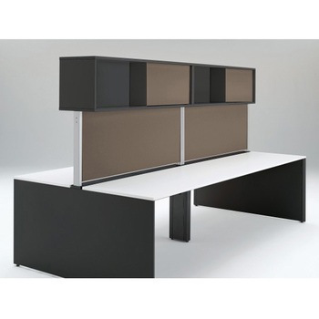 インターリンクR フロントキャビネット オープンタイプ(両面タイプ用) ハイタイプ W2400 布地FR<配送時組立サービス付> イトーキ