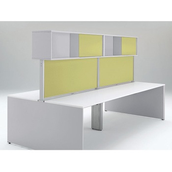 インターリンクR フロントキャビネット オープンタイプ(両面タイプ用) ハイタイプ W2400 布地FR<配送時組立サービス付> イトーキ