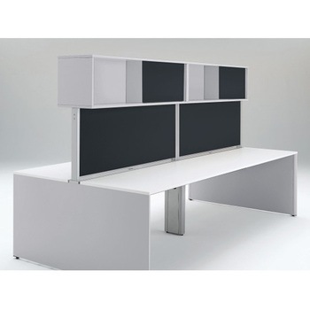 インターリンクR フロントキャビネット オープンタイプ(両面タイプ用) ハイタイプ W2400 布地FR<配送時組立サービス付> イトーキ